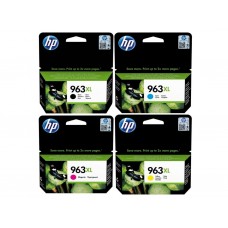 Set Cartus cerneala Original HP963XL, 1x3JA30AE Negru, 1x3JA27AE Cyan, 1x3JA28AE Magenta, 1x3JA29AE Galben, 116.17ml si Pix Schneider