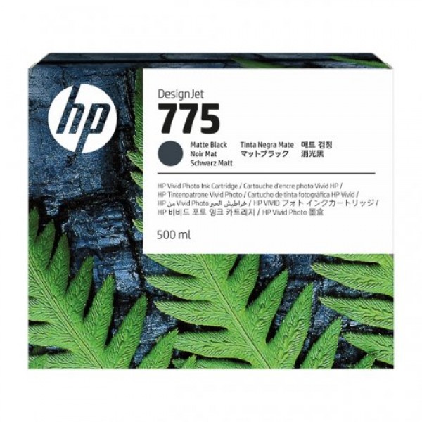 Cartus cerneala Original HP775, 1XB22A Negru mat, 500ml