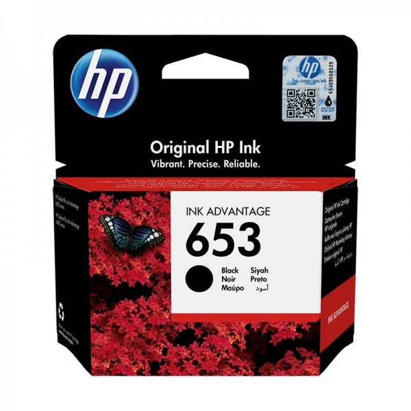 Cartus cerneala Original HP653, 3YM75AE Negru, 360pagini