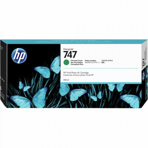 Cartus cerneala Original HP747, P2V84A Verde cromatic, 300ml