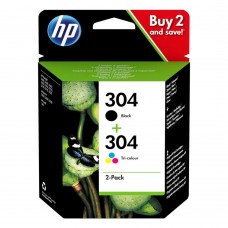 Cartus cerneala Original HP304, 3JB05AE Negru si color, 420pagini