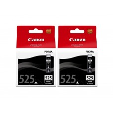 Pachet Cartuse Cerneala Original Canon 2x PGI-525B Negru 38 ml si pix Schneider