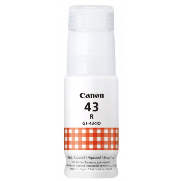 Flacon cerneala Original Canon GI-43R Rosu 8000 pagini