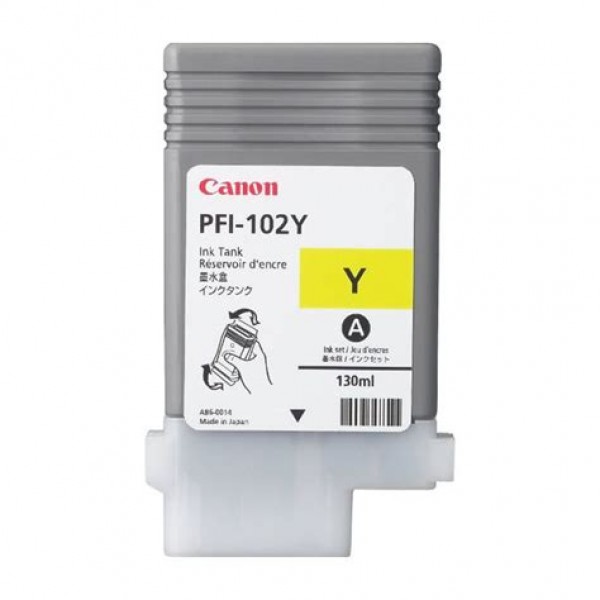 Cartus cerneala Original Canon PFI-102Y Galben 130 ml