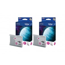 Set Cartuse Cerneala Brother 2x LC970M Magenta 600 Pagini