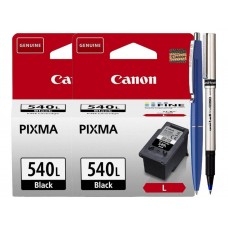 Set Cartuse Cerneala Original Canon 2xPG-540LB Negru 22ml, Pix Schneider si Roller DeLuxe