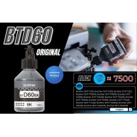 Flacon cerneala Brother Original BTD60BK Negru 6500 Pagini Compatibil Brother DCP si MFC